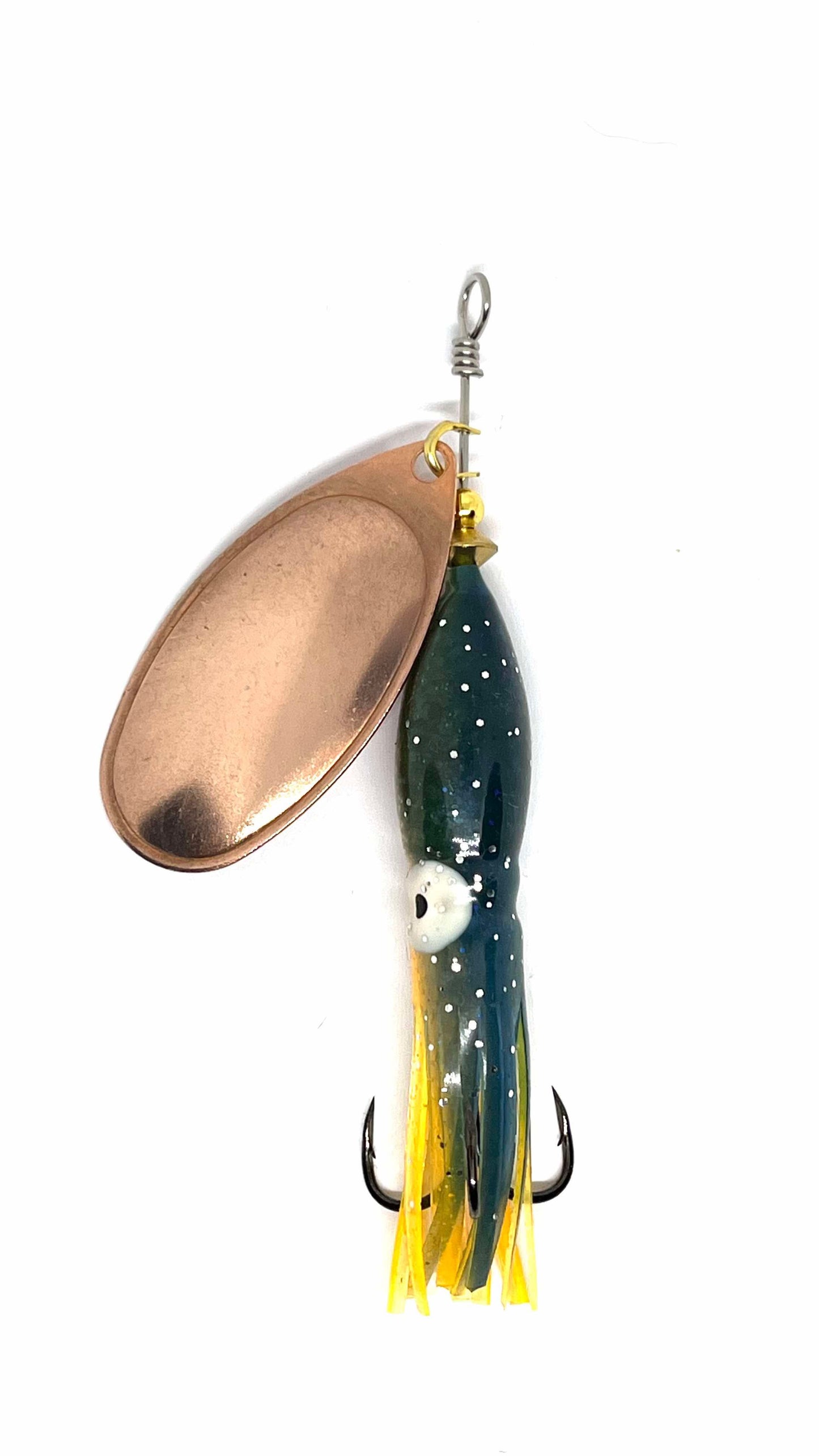 029-Dyp blå / lys oransje